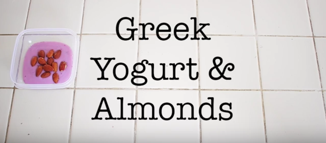 Greek Yogurt and Almonds